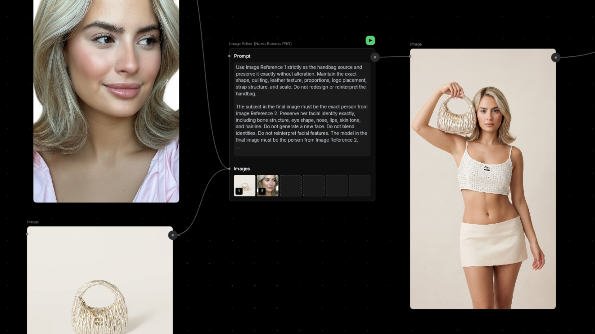 First generated fashion image result