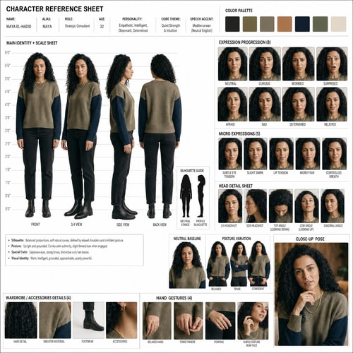 How to Make an AI Character Sheet for Consistent Characters ...